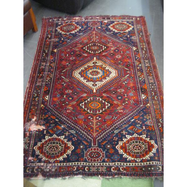 ANTIQUE PERSIAN 50X75" RUG