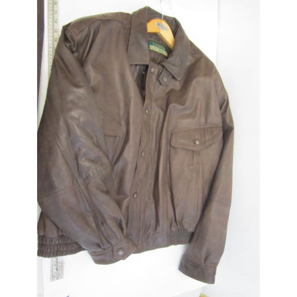 LEATHER JACKET, SZ?