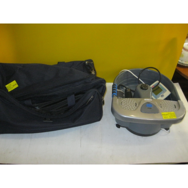 CONAIR FOOT FIXER, BLOOD PRESSURE MONITOR, FLASHLIGHT, ETC.