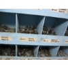 Image 3 : WOODEN BOLT BIN W/ASST. CONTENTS
