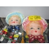 Image 1 : 2 DECORATIVE WALL FLORAL HEADS - 1 DAMAGED
