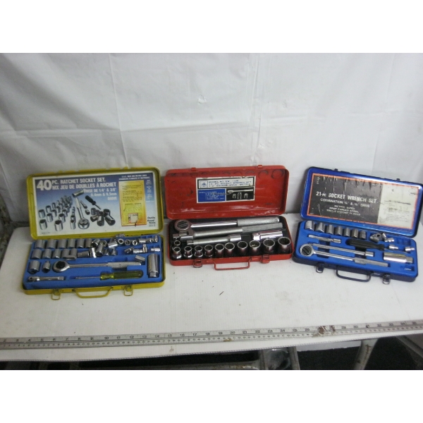 3 SOCKET SETS
