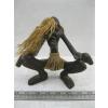 Image 2 : 3 TEAPOTS & WOODEN FIGURINE