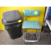 Image 2 : MISC. STOOL, FOLDING STOOL & GARBAGE CAN