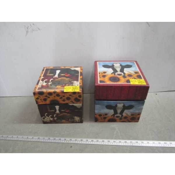 2 BOXES W/MUSIC CDs