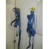 Image 1 : 4 RATCHET TIEDOWN STRAPS - BLUE