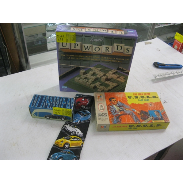 MAN FROM UNCLE CARD GAME, AVON VOLKSWAGEN, ETC.