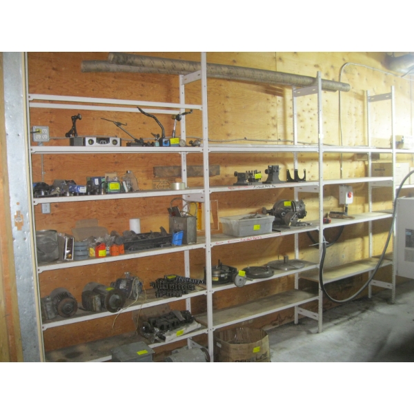 LG. MULTI ADJUSTABLE SHELF UNIT, APPROX. 16'X8'