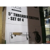 Image 2 : 2 SETS 4 - 5" THREADED CASTORS