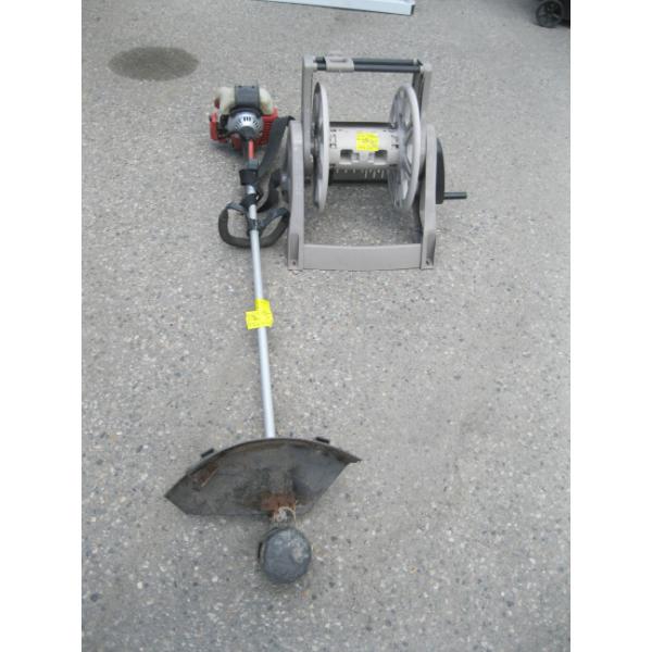 "AS IS" GAS WEED EATER & "AS IS" HOSE REEL