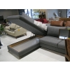 Image 3 : GREY SOFA W/CHAISE EXTENSION & PILLOWS