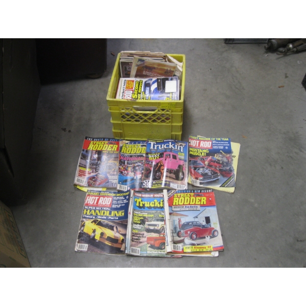 BIN OF ASST. CAR MAGAZINES