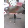 Image 2 : 42" WOOD TABLE W/METAL BASE