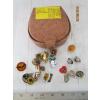 Image 2 : ROOTS SHOULDER BAG, OSTRICH LEATHER CONTAINER & A MARKSMAN BADGES