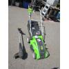 Image 1 : GREENWORKS ELECTRIC LAWNMOWER & WEED WACKER