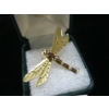 Image 2 : 14KT GOLD FLY PIN (DRAGON FLY) - 6G