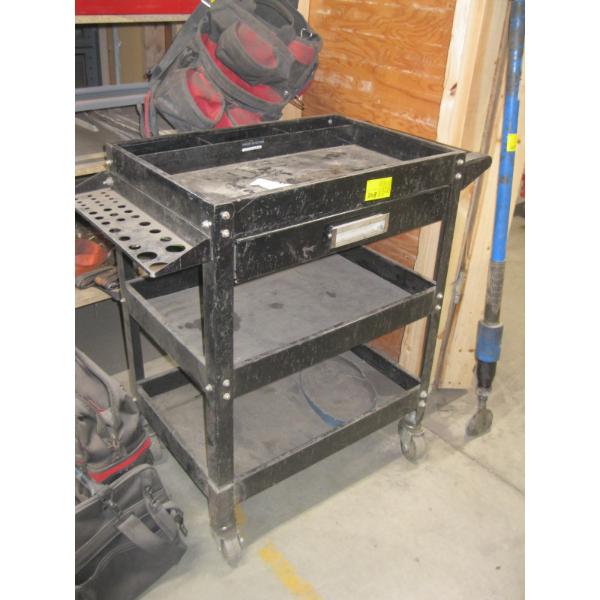 3 TIER METAL CART W/DRAWER