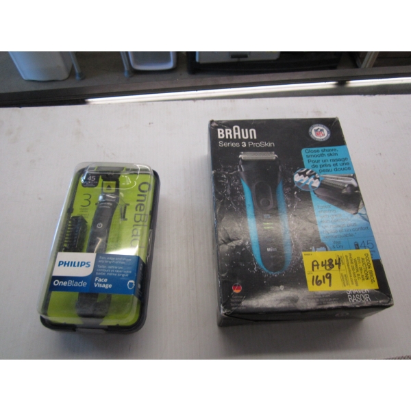 BRAUN SHAVER & A PHILLIPS SHAVER