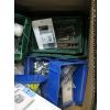 Image 3 : 2 BOXES OF MISC. ELECTRICAL ITEMS - SCREWS, NAILS, BEAR BOND, ETC.