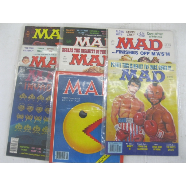 1981, 1982 & 1983 MAD MAGAZINES
