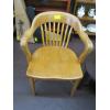 Image 1 : HEAVY OAK ANTIQUE OFFICE CHAIR