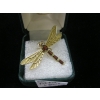 Image 3 : 14KT GOLD FLY PIN (DRAGON FLY) - 6G