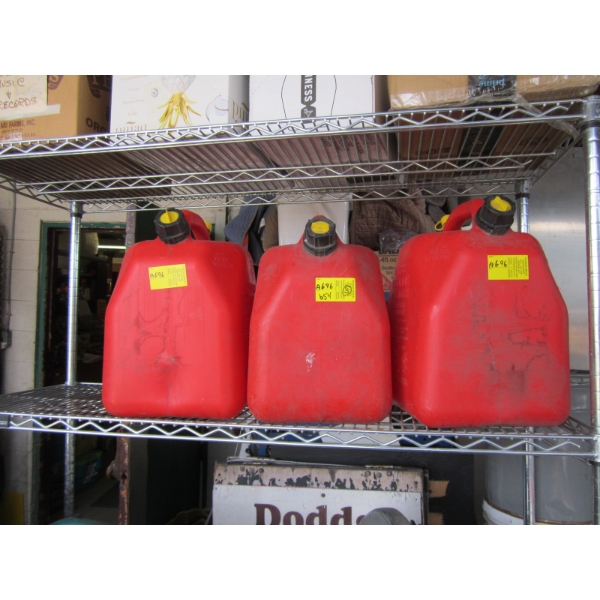 3 - 5 GALLON FUEL CANS
