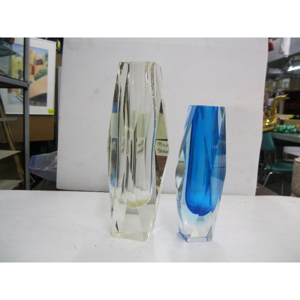 2 MURANO SOMEROSO VASES