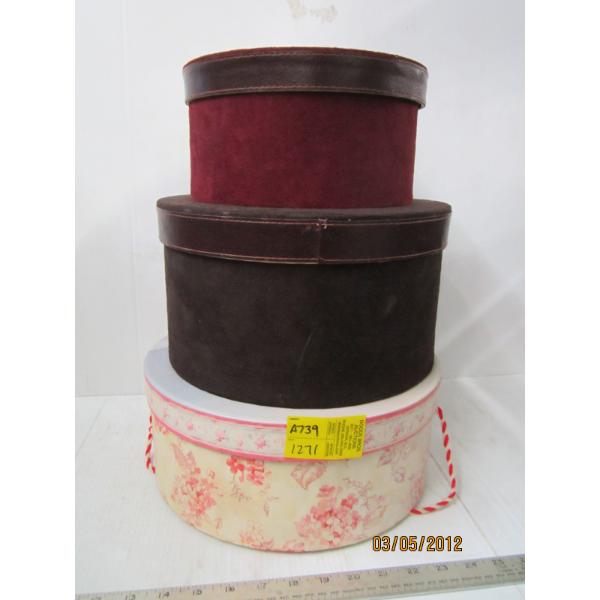 3 DECORATIVE BOXES