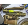 Image 1 : 4 BRASS FIRE HOSE NOZZLES & A KNUCKLE VALVE