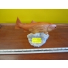 Image 2 : CARVED WOODEN FISH ON ROCK STAND