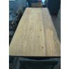 Image 2 : LG. LIVE EDGE WOOD SLAB DINING TABLE, APPROX. 7'6"X3'3"