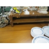 Image 4 : LG. DINING TABLE W/6 UPHOLSTERED CHAIRS, 2 LEAVES