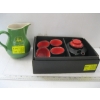 Image 1 : BLACK & RED CHINESE TEAPOT W/4 CUPS & A JOHN DEERE WATER PITCHER