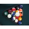 Image 4 : SLATE POOL TABLE W/BALLS & CUES
