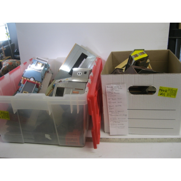 BIN & BOX OF ASST. HO BUILDINGS, ETC.