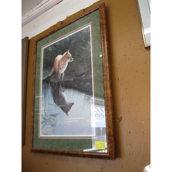 NUMBERED PRINT OF FOX