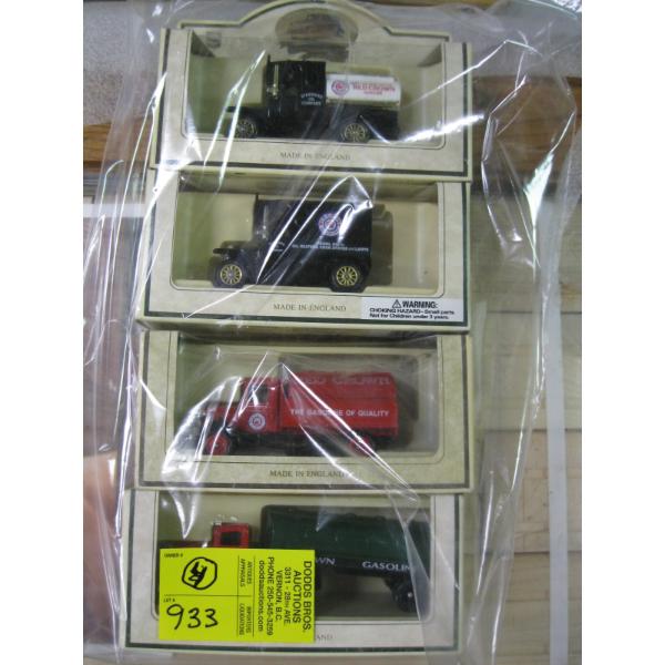 4 NEW DIECAST ENGLISH CARS
