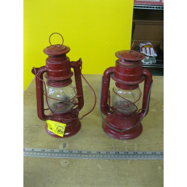 2 BARN LANTERNS