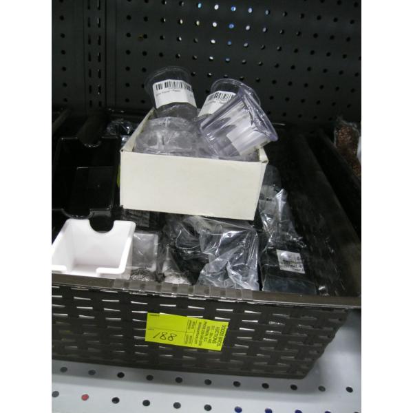 PLASTIC SM. CONTAINERS