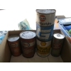 Image 3 : COLLECTION OF OIL CANS W/OIL