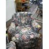 Image 3 : PAIR OF FLORAL CHAIRS ON CASTORS