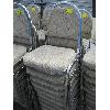 Image 1 : 10 CHROME FRAMED STACKING CHAIRS