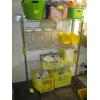 Image 1 : 4 SHELF CHROME SHELF UNIT