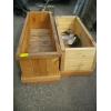 Image 2 : 2 WOODEN PLANTER BOXES