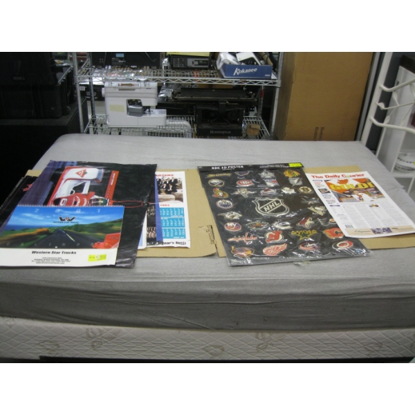 ASST. POSTERS - HOCKEY, CAR RACING, ETC.