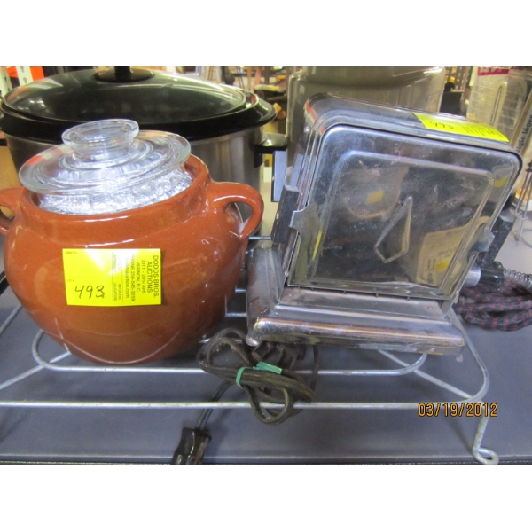 BEAN POT, TOASTER, ETC.