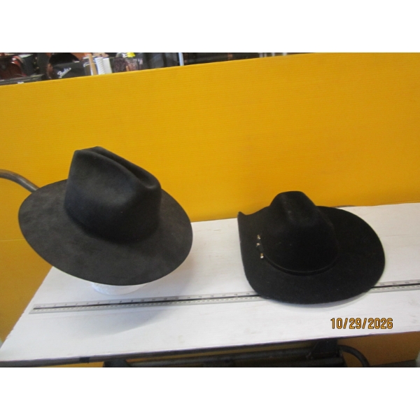 FELT COWBOY HAT & FELT BILTMORE HAT