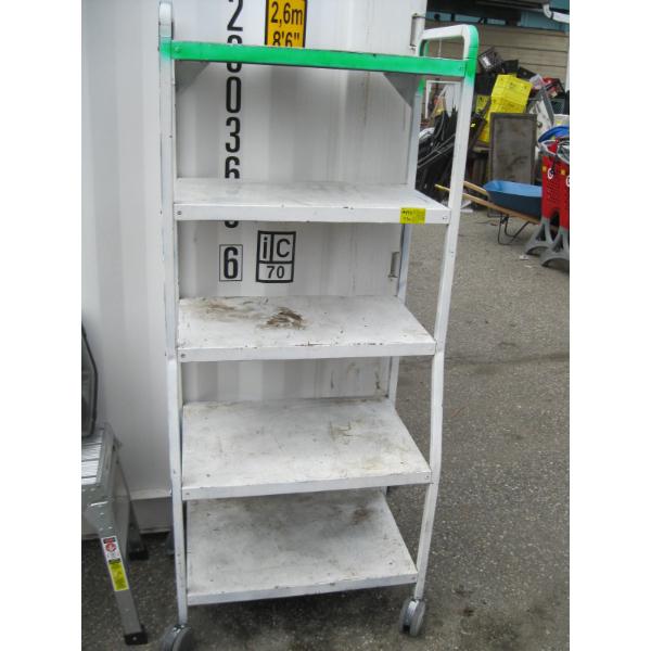 METAL ROLLING STAND ON CASTORS