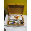 Image 4 : ASST. PAINTING ITEMS, PAINTER'S BOX, PASTEL PENS, ETC.